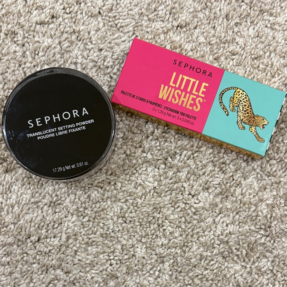 NEW Sephora Translucent Setting Powder and Limited Edition Little Wishes Palette
